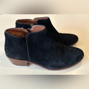 Sam Edelman ‘Petty’ Chelsea ankle booties black suede Women’s 11M
